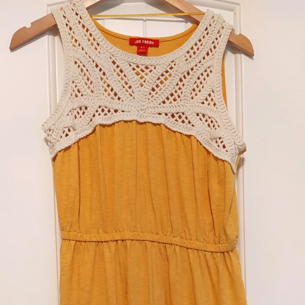 Comfy yellow summer dress